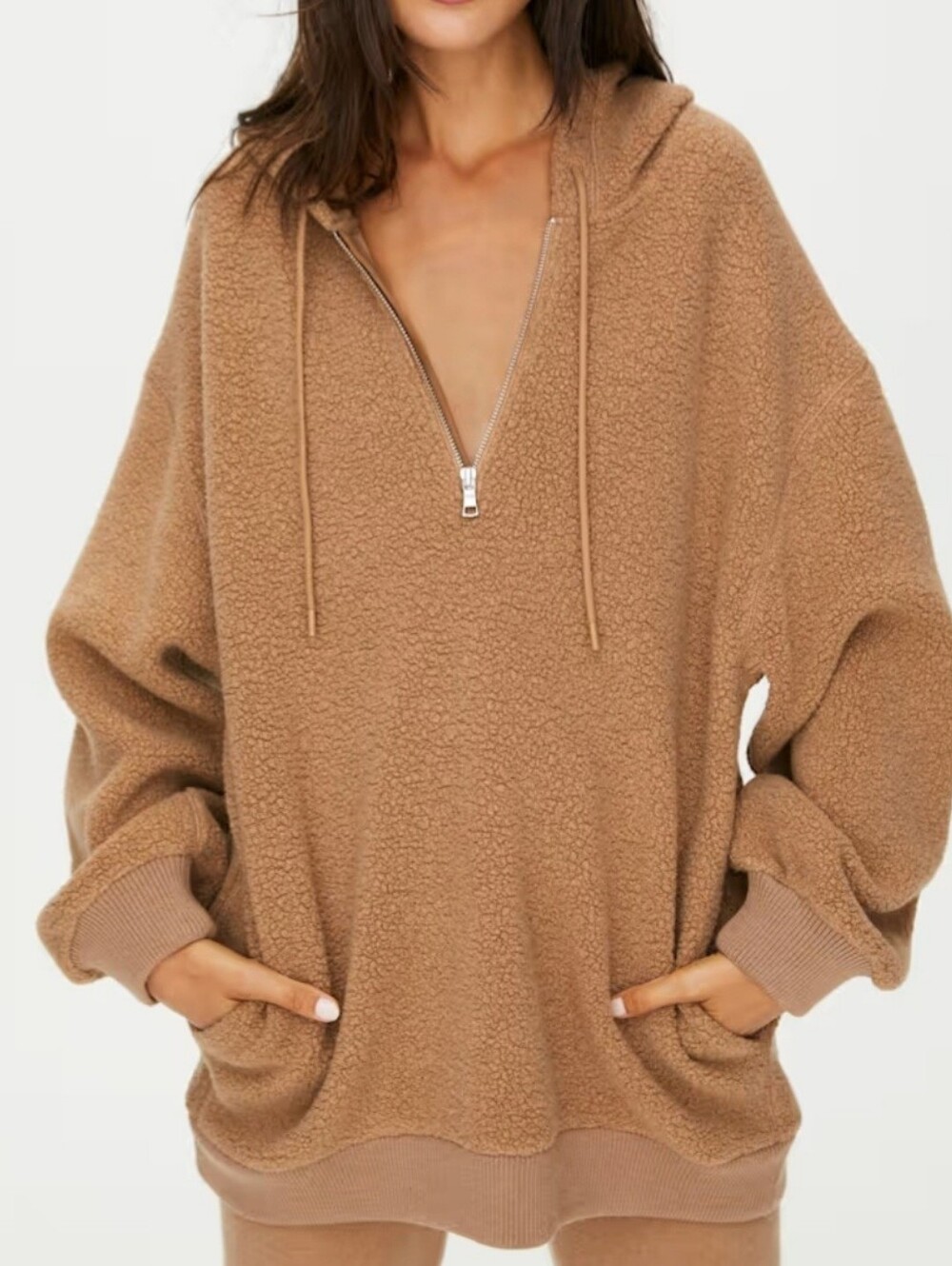 371. ARITZIA THE GROUP BABATON LILLIAN TEDDY SHERPA HOODIE